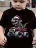 Kinder T-Shirt Dinosaurier Muster Jungen Kleidung Lässiges O-Ausschnitt T-Shirt für einen Jungen Street Trendige Mode Tops Kinderkleidung