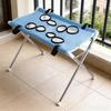 Pet Bathing Hammock Stand Foldable Dog Cat Grooming Drying Table Breathable Mesh Bath Helper for Small Pets