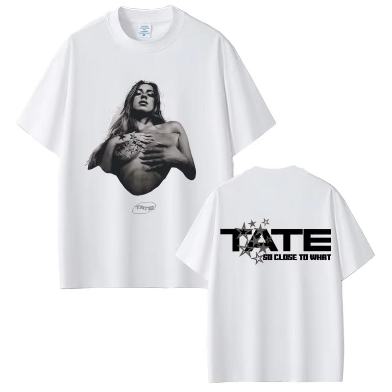 Tate McRae So Close To What Concert 2025 Tshirts Miss Possessive T Shirt Unisex Women Fashion Vintage Oversized Tshirt Streetwear