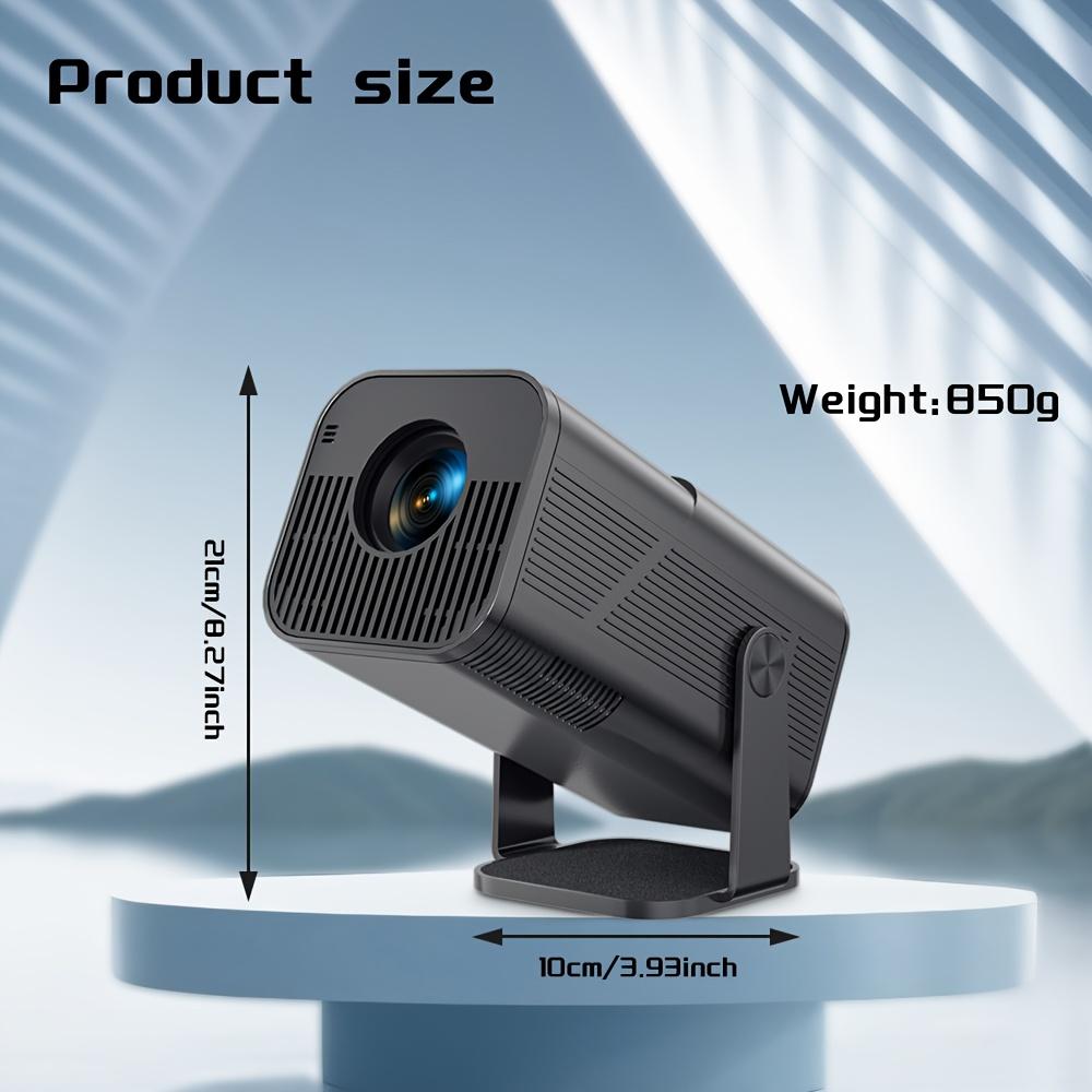 

Premium portable mini projector, 4K video decoding smart projector, 1080P home theater projector, suitable for bedroom mobile phone projection,