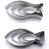 Pack Of 8 Nonrust Metal Fish Cookie Cutters For Baking Cookie Cake Decorating And Pastry Making