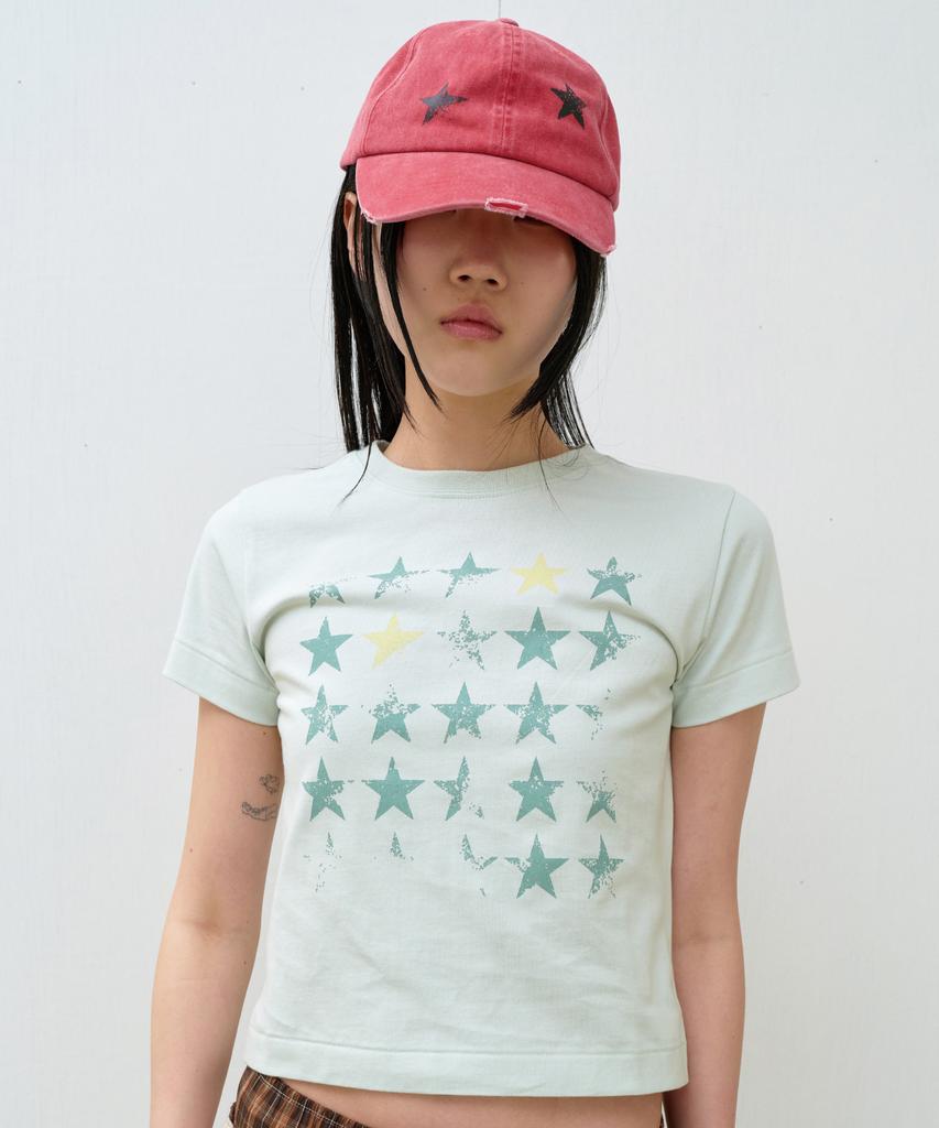 THEVINYLHOUSE Star Ball Cap Red