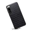 For Sony Xperia 5 IV 5G Case Crocodile Texture Leather Anti-Scratch Back Cover