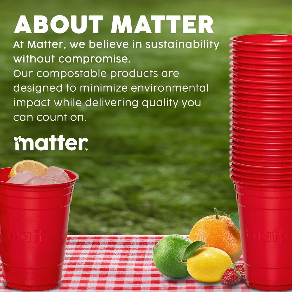 Eco-Friendly Compostable Disposable Cups 18oz BPI Certified Plant-Based Biodegradable Leak Resistant Sustainable Party Supplies