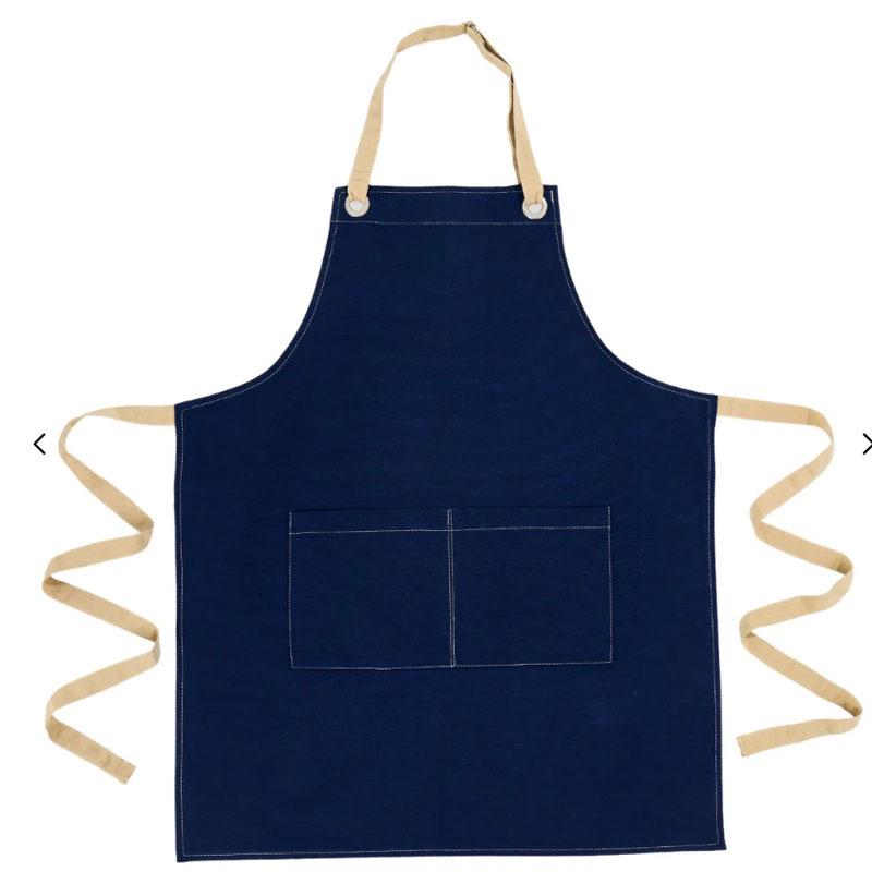 Cotton Canvas Waterproof Apron for Men & Women - Ideal for Commercial Kitchens