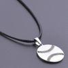 Football/Basketball Pendant Stainless Steel Necklace For Women Men Accessories Sports Charm Necklace Collares Para Mujer Jewelry
