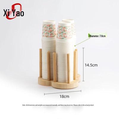 Bamboo Disposable Cup Dispenser