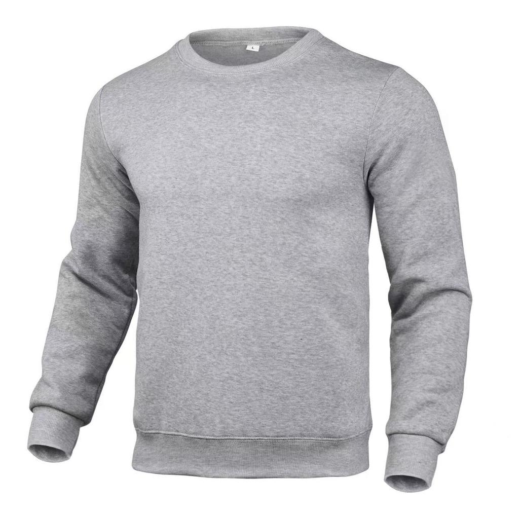2025 Men's and Women's Sweater Fashion Brand Casual Sweater Solid Color Round Neck Long Sleeve Pullover Sweater