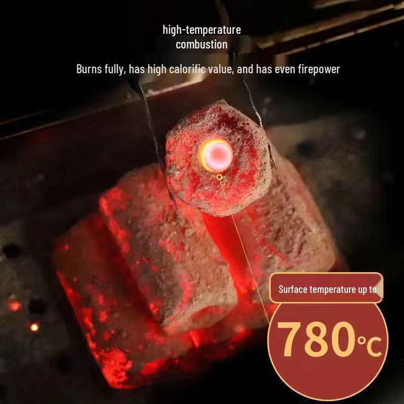 Экологически чистый бездымный высокотемпературный прочный древесный уголь для барбекю и хот-пота 1 fire starter - No charcoal included