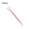 100pcs Y Type Special Mounting Fork Sticks for Double Eyelids Make Up Tools