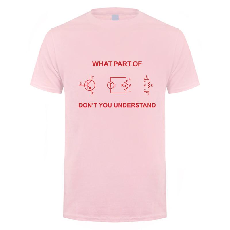 Electrical Engineer T Shirt Summer Men Short Sleeve Cotton Funny Engineering Sarcasm T-shirts Cool Man Tshirt Gift  JL-102