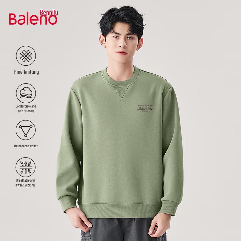 Baleno Men's American College Style Round Neck Sweatshirt