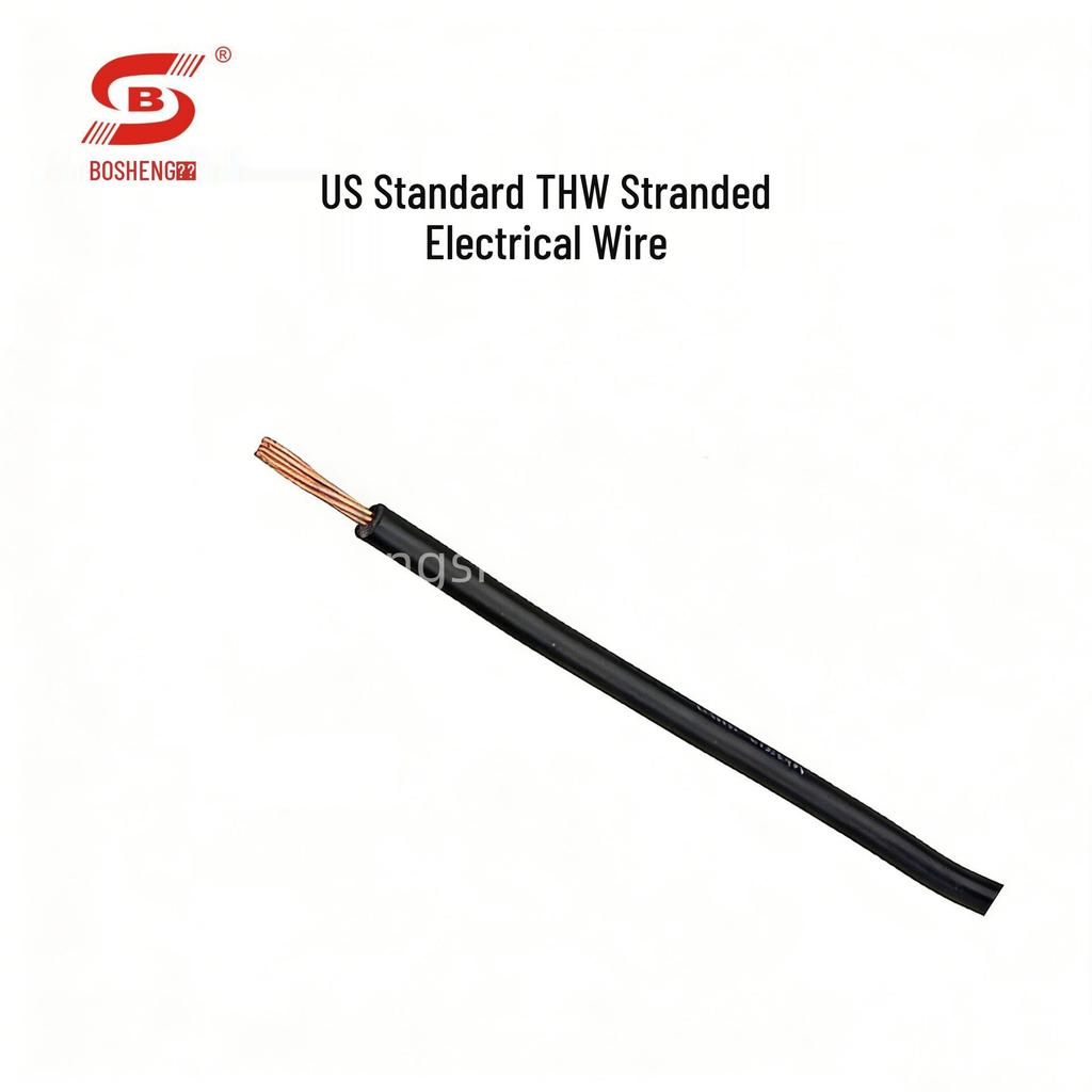 US Standard THW 7-Strand BV Wire for Home Use: Ideal for Export To South America, Mexico, Southeast Asia, and Iraq
