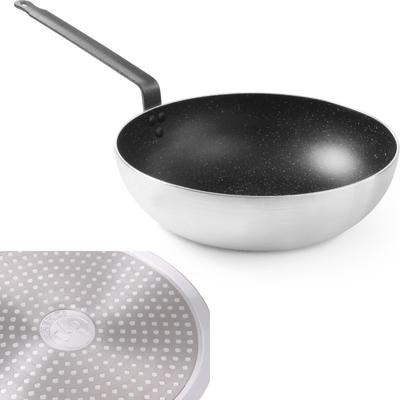 Marble Professional Wok Frying Pan, Diameter 320 Mm, Hendi 627747