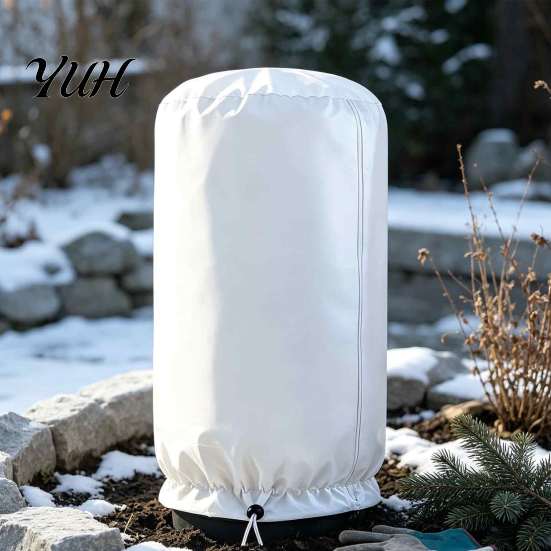 Weatherproof Plant Covers for Winter Protection Cover, Frost Cloth with Zipper And Drawstring, Reusable Outdoor Plants Freeze Cover Garden Fruit Trees