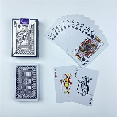 1 Baralho de Cartas de Jogar PVC à Prova d'Água – Cartas de Poker de Plástico Duráveis para Texas Hold'em, Bacará, Rummy, Jogos de Cassino e Domésticos