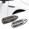 2Pcs Car Metal Car Wing Side Emblem Fender Stickers For Toyota Rav4 TRD Prado Hilux Corolla Auris Prius Camry Venza