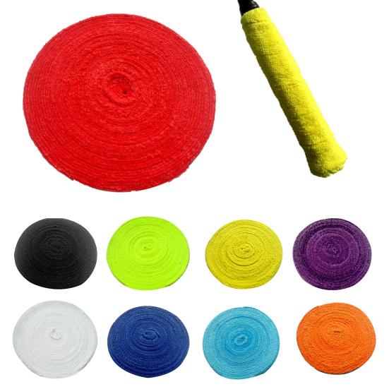 Racket Grip Tape Solid Color Sweat Ansorplent Long-lasting Badminton Racket Grip Band