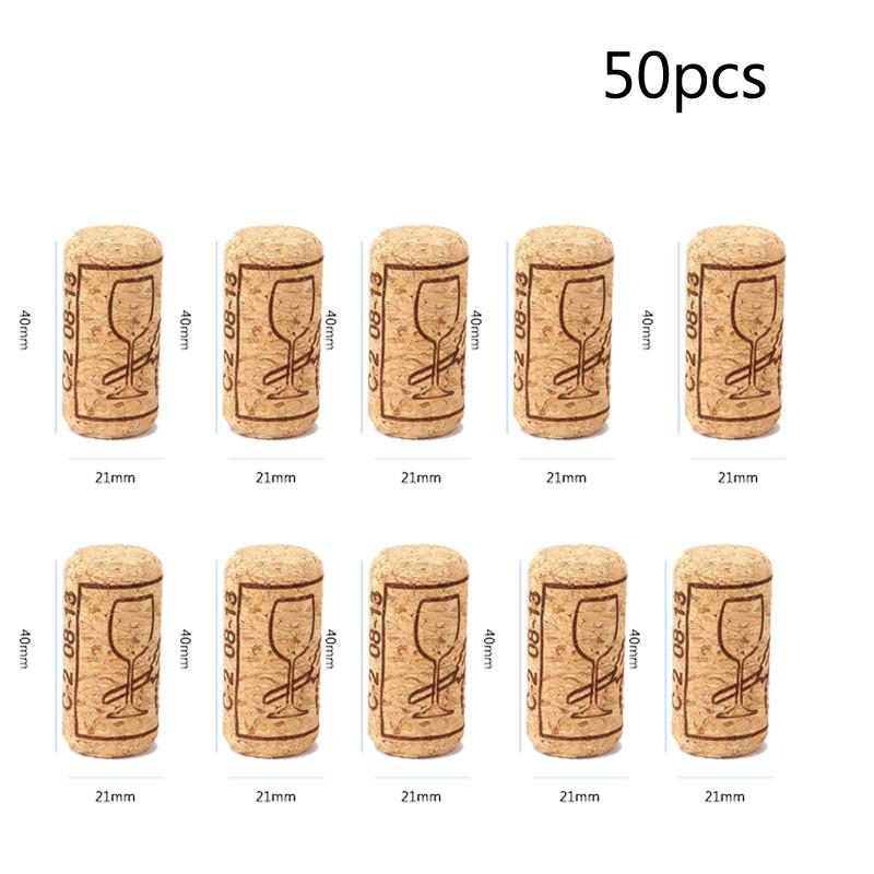 Blank Wine Corks Straight Corks Wine Stoppers Reusable Functional Portable Sealing Wine Bottle Stopper for Bottle