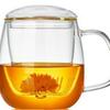 Large Capacity Japanese Creative Glass Tea Cup with Filter
