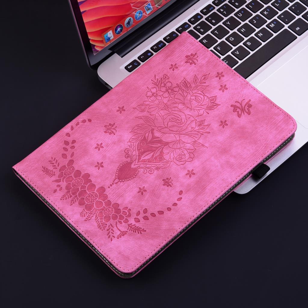 

For Redmi Pad 2 Pro 12.1 Inch 2025 Case Redmi Pad Pro 2024 3D Rose Flower Wallet Stand Cover Card Slot Wallet Tablet Case RedmiPadPro12.12024 ярко-розовый