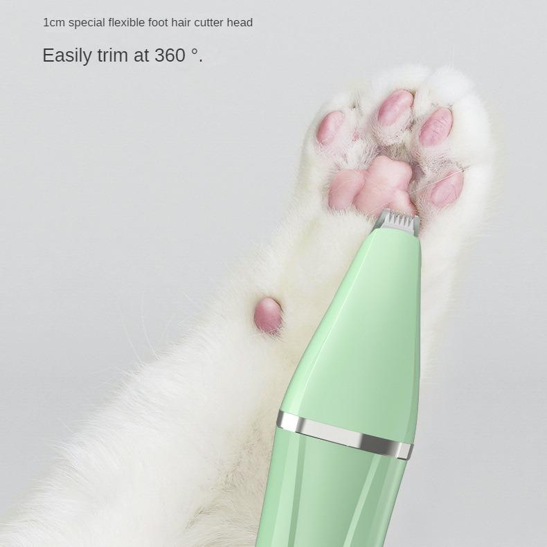 Pet Shaver, Dog and Cat Hair Removal Electric Push Clipper, Four In One Foot Shaving Electric Set, Trimming and Beauty Set Tool