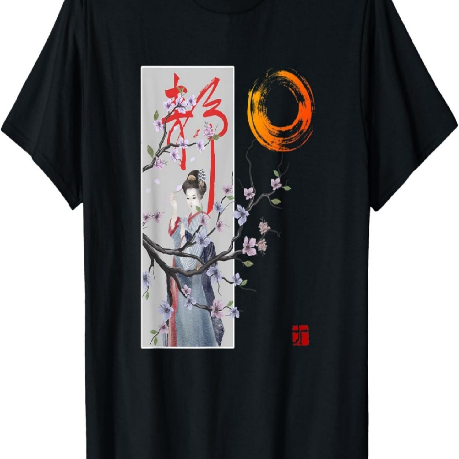 Vintage  Sakura Cherry Blossom T-Shirt(1) S