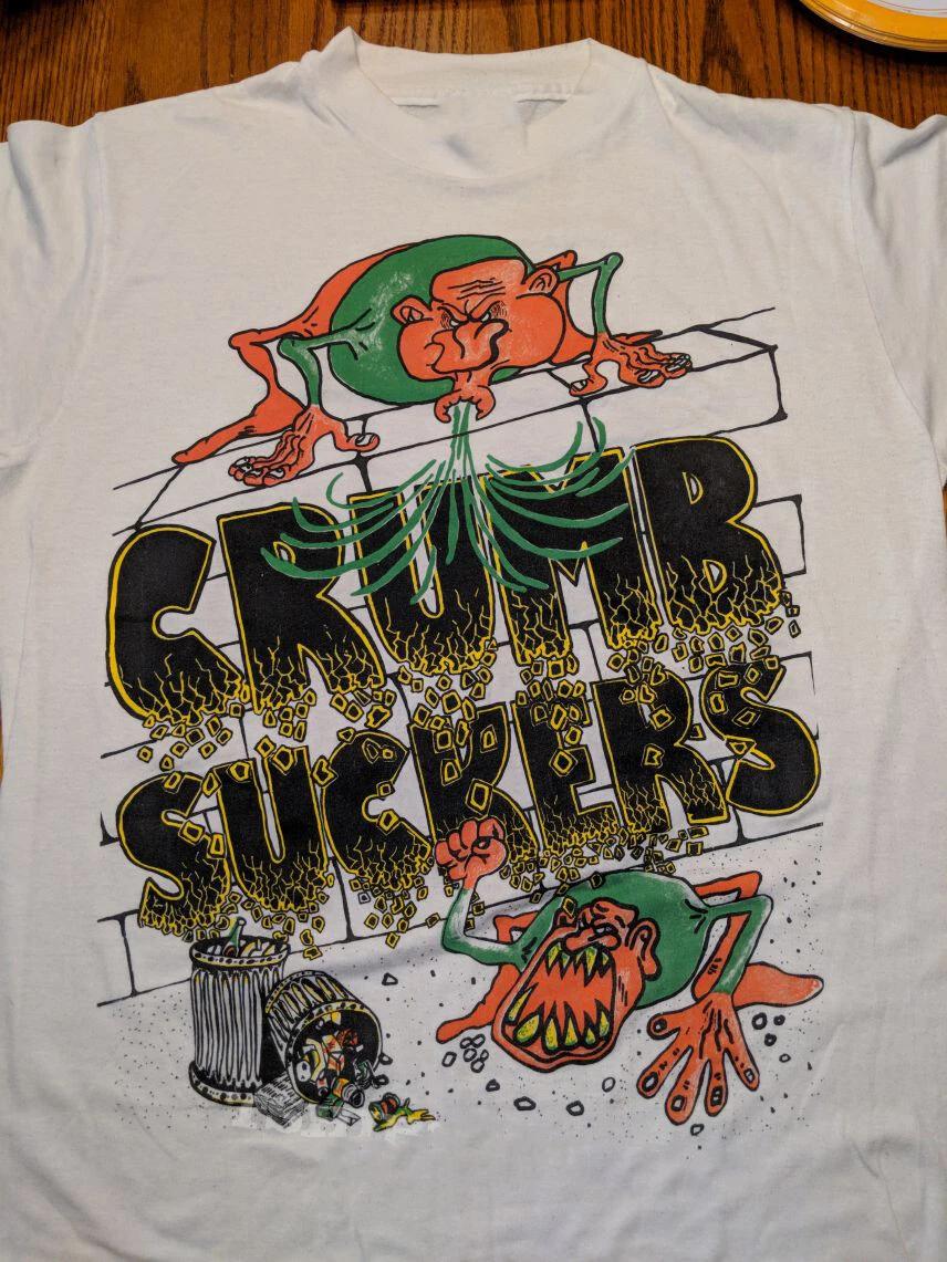 Men s and Women s T-shirts SALE Crumbsuckers Band For Fans Cotton White All Size Unisex Shirt M