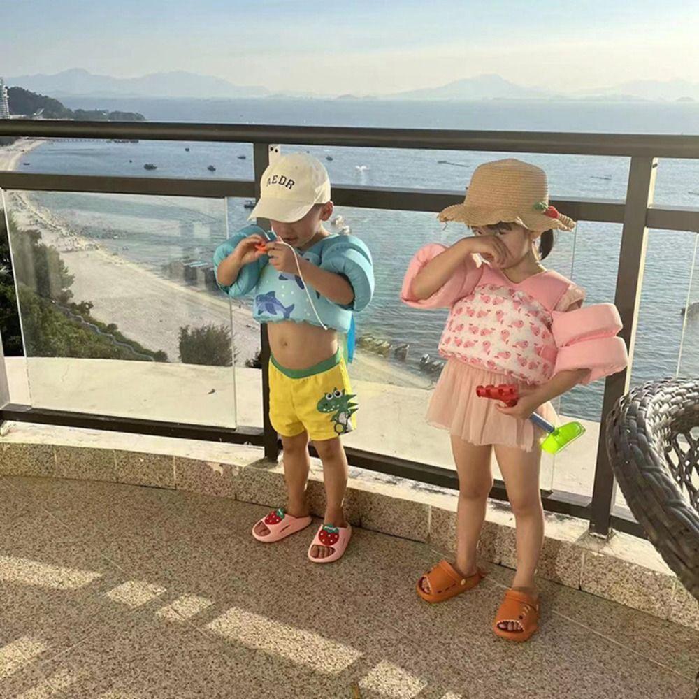 Anti Drowning Children Swimming Arm Rings 1-2/3-7 Year Old Life Jacket Swimming Buoyancy Vest  Pool