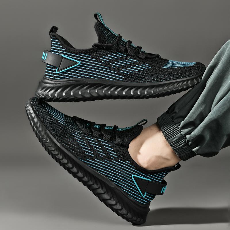 Chaussures pour hommes chaussures de noix de coco respirantes de grande taille à semelles souples, chaussures de sport volantes légères