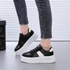 Spring Heightening Thick Baseplate Shoes Women's Color Matching Versatile Simple Casual Shoes Niche Design Sense Thick Sole