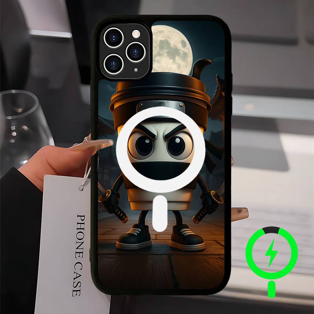 ITALIAN Brainrot Creative Animal For Magesafe Magnetic Wireless Phone Case For IPhone 17 Pro Max Air 13 12 Mini 16 15 14 11