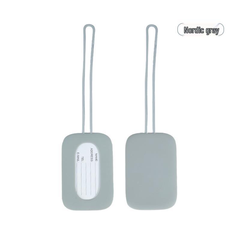 

Желтая силиконовая бирка для багажа против потери для идентификации чемодана