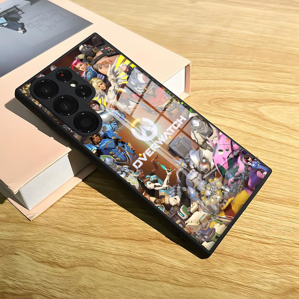 Game Overwatch Phone Case For S25 Ultra Samsung S26 S24 Fe S22 S20 S23 21 Plus A54 A34 A53 A16 Glass Cover