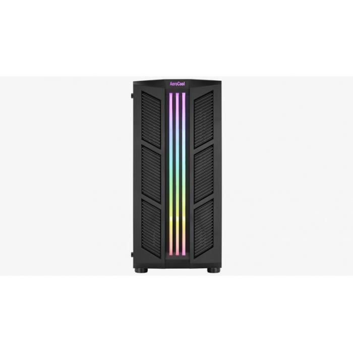 Aerocool Midi-Tower ATX Aerocool Prime RGB mit Sichtfenster (schwarz)