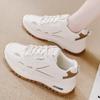 Lightweight Forrest Gump Sneakers Women's 2025 Winter Velvet Two Cotton Little White Shoes Warm Casual Leather Platform Dad Shoes