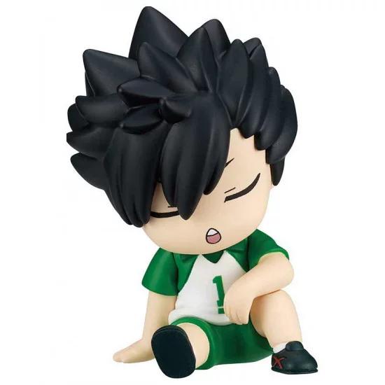 4Pcs/Set Haikyuu V5 Shoulder-To-Shoulder Sleeping Figure Cute Hinata Shoyo Kageyama Tobio Anime Model Ornament Gashapon Toy Gift