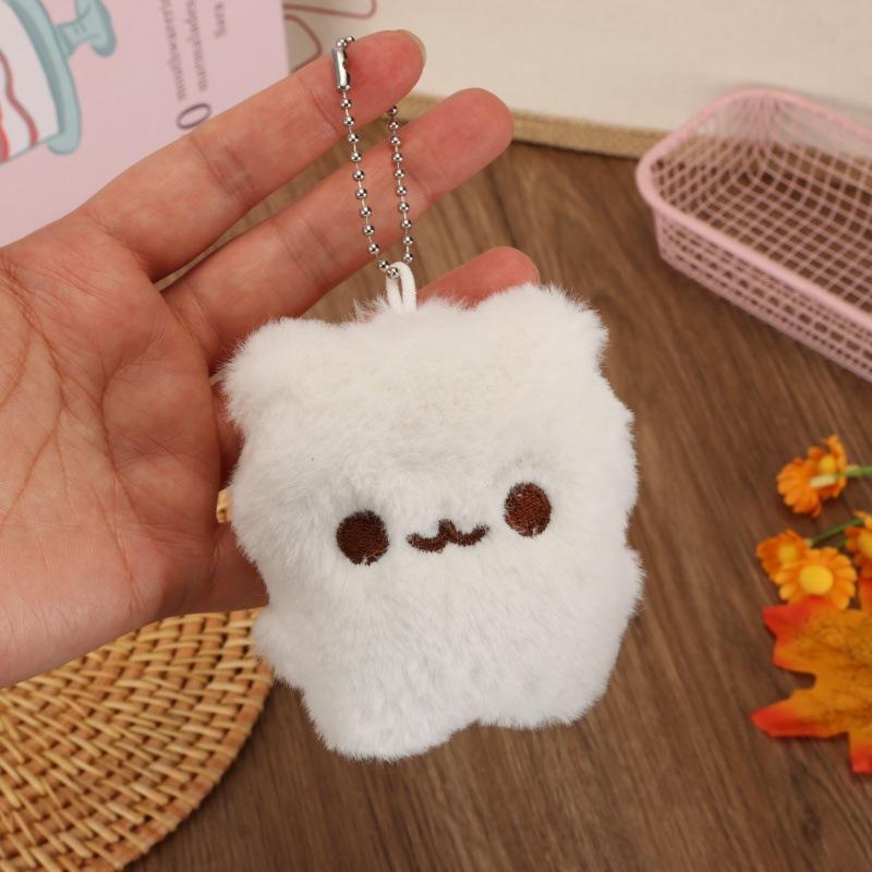 

Ladies Day Event Small Gift Plush Doll Cute Pendant Small Doll Bag Hanging Ornament Keychain One Size білий