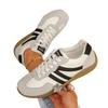 Damen Übergröße Deutsche Trainer Sneaker, Retro Colorblock Patchwork Freizeitschuhe, Komfort Flache Gehenschuhe für Damen