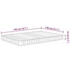 VidaXL Medium-Soft Foam Mattress 140x190 Cm 373023