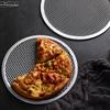 1PC 6-20 Inch Pizza Screen Pan Metal Net Non Stick BakingTray New Seamless Aluminum Alloy Metal Net Bakeware Kitchen Pizza Tools