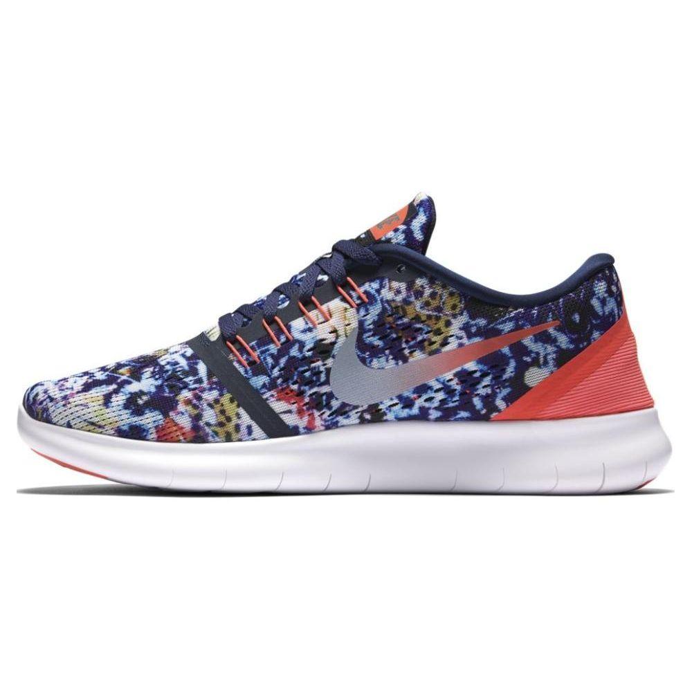 Nike Free RN Comfortable Durable Breathable Low-Top Running Shoes Women sneaker Blue 849810-406