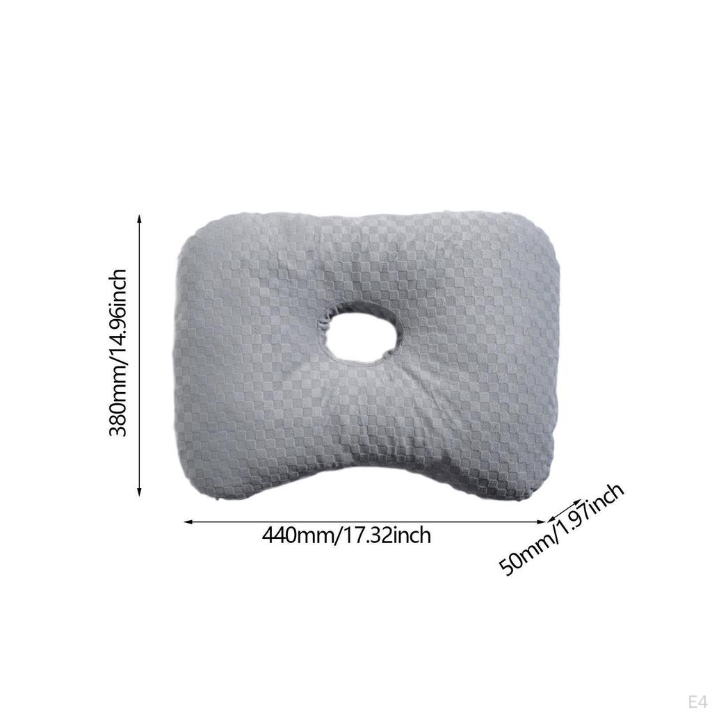 Ohrlochkissen Weiche Entspannungsschutz Atmungsaktiv mit Loch