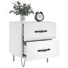 Maison Exclusive - Bedside Tables 2 Pcs White 40x35x47.5 Cm Engineered Wood