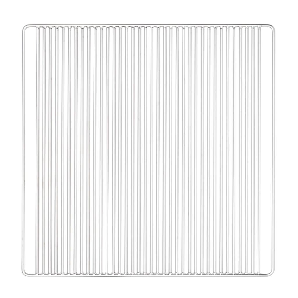 ABE Industry Straight Tough 36cm x 36cm Grill, Silver,