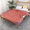 Color Solid Cotton Lightweight Duvet Quilt With Polyester Fill For Sleep Comfort