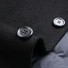 Fapai Men's 70% Lamb Wool Detachable Liner Overcoat