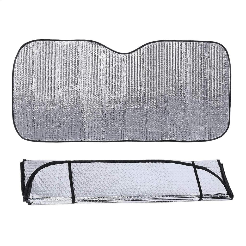 Car Front Windshield Foldable Sun Shade Heat Insulating Sun Visor UV Block Accessory Suitable For SUV Truck Outdoor ParkingWindshield Sunshades 1