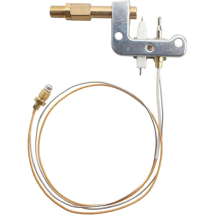 120630-02 Сборка пилотной горелки ODS, Запасная часть: термопара для настенных газовых обогревателей без вентиляции (природный газ, пропан) от DESA, Glo- Warm, 2000 Вт