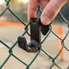 Zaunhaken Hohe Festigkeit Stabil Tragfähig Baseballtaschen-Haken für Maschendrahtzäune Haken für Sportgeräte Handtücher Wasserflaschen